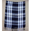 Fashion women plaid 100% viscose pashmina scarf